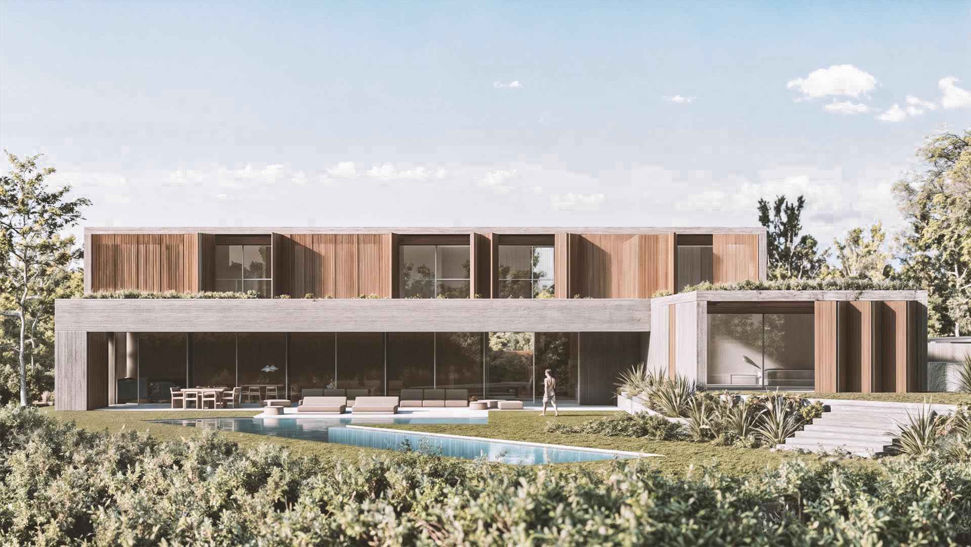 B488 – 3D AP Render exterior 1 red 1