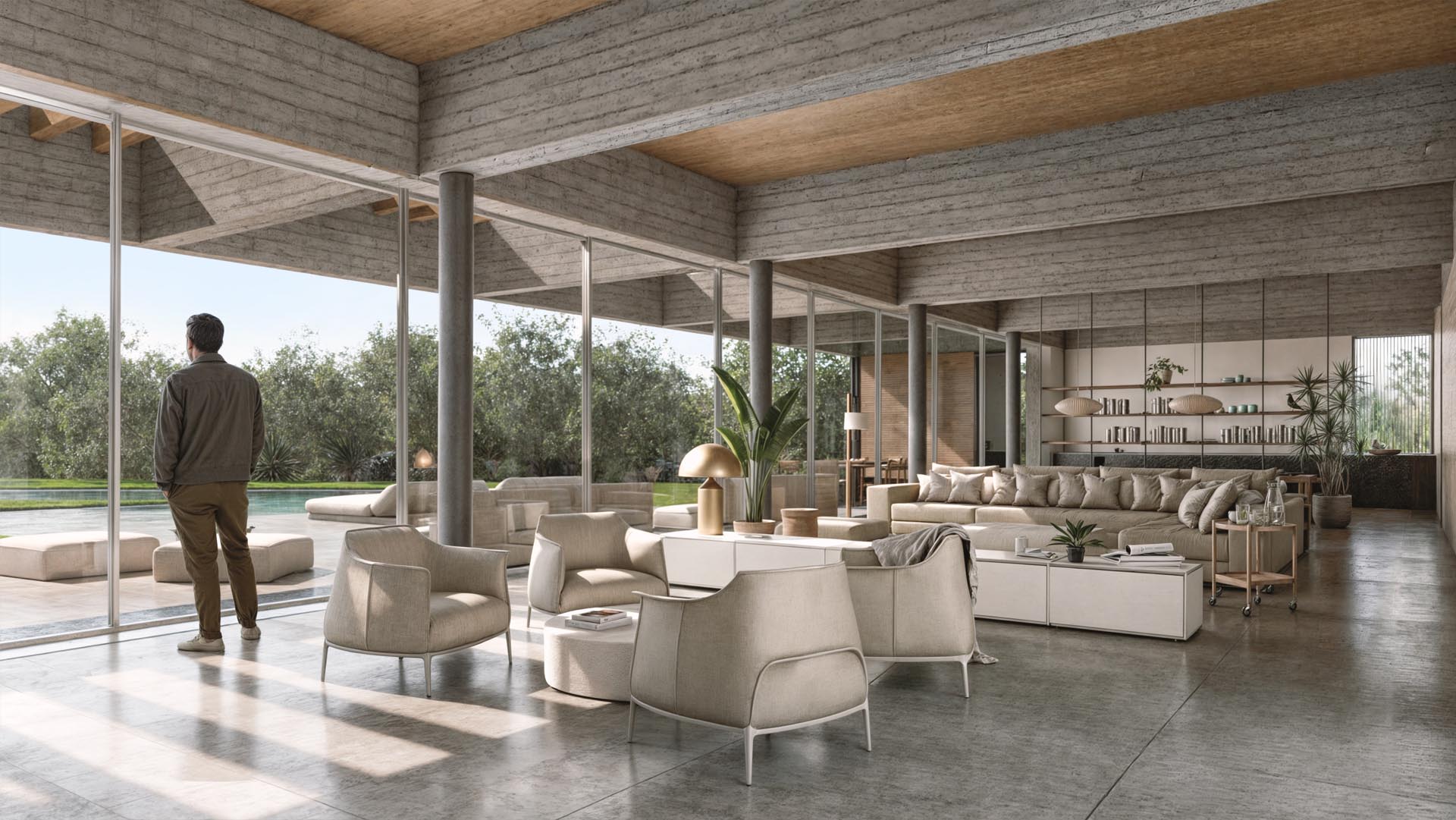 B488 – 3D AP Render interior 1 red